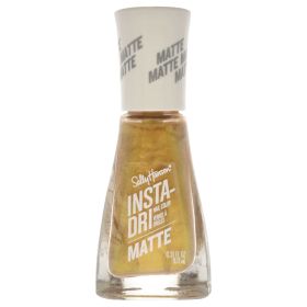 Insta-Dri Nail Color Matte - 018 Gold Rush by Sally Hansen for Women - 0.31 oz Nail Polish