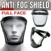 Full Face Super Protective Mask Anti-fog Shield Safety Transparent Head Cover