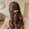 Non-Slip Matte Banana Hair Clips for Women and Girls - Solid Color Ponytail Clip for Easy Hair Styling