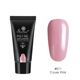 Quick Extension Gel Crystal Gel Nail Set (Option: 011Cover Pink)