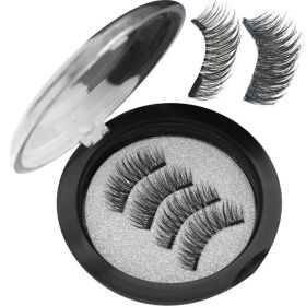 Magnet eyelashes magnetic eyelashes (Option: 24PBlack)