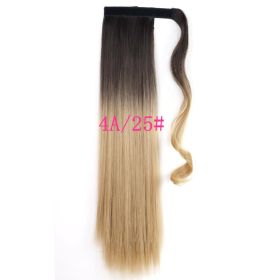 Long Straight Wrap Around Clip In Ponytail Hair Extension Heat Resistant Synthetic Tail Fake Hair (Option: D)