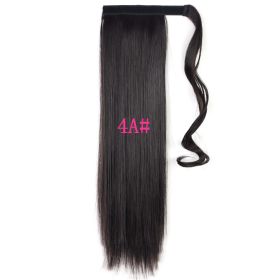 Long Straight Wrap Around Clip In Ponytail Hair Extension Heat Resistant Synthetic Tail Fake Hair (Option: C)