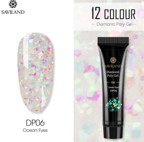 12 Colors Nail Diamond Poly Gel (Option: DP06)