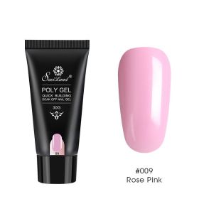 Quick Extension Gel Crystal Gel Nail Set (Option: 009Rose Pink)