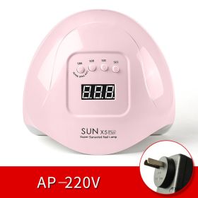 Quick Dry Nail Phototherapy Machine (Option: Pink4-AU)