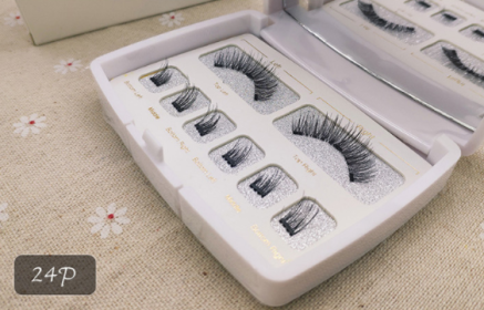 Magnet eyelashes magnetic eyelashes (Option: 24P)