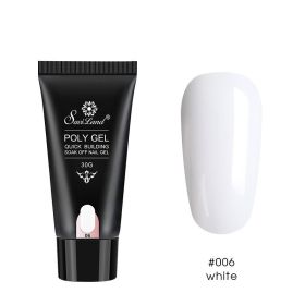 Quick Extension Gel Crystal Gel Nail Set (Option: 006White)