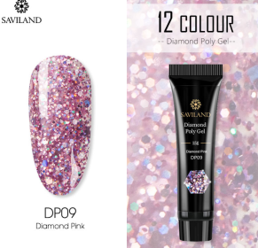 12 Colors Nail Diamond Poly Gel (Option: DP09)