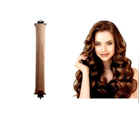 Thick 3cm Sleep Hair Curler Suitable For Dry Hair (Option: Khaki Single Piece Package)