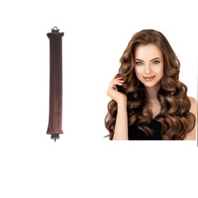 Thick 3cm Sleep Hair Curler Suitable For Dry Hair (Option: Red Brown Single Piece Package)