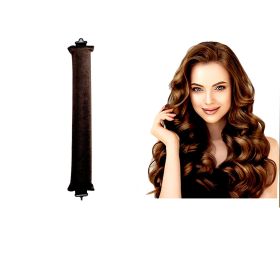 Thick 3cm Sleep Hair Curler Suitable For Dry Hair (Option: Coffee Single Piece Package)