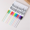 12-color Set Nail Polish Pen Manicure Pen Manicure Tool Painting Pull Line Tracing Nail point Flower DIY Nail Painting Plower Pen