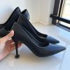 Baldauren Women Pumps High Heels Pointed Toe Black Shoes OL Office Shoes Heeled New Fashion Big Size Shoes for Women