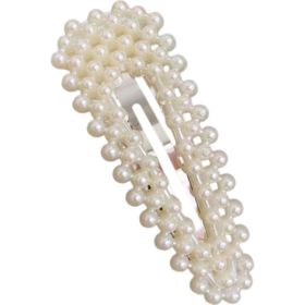 All In-One Pearl Hair Clip with Bangs Hair Clip for Women (Color: 21)