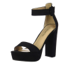 Dream Pairs Platform Sandals High Heels Women Shoes 2022 Summer Black Nude Sexy Hi-Lo Chunky Heel Pumps Buckle Sandals for Woman