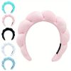 Sponge Spa Headband for Women - Soft Terry Towel Fabric for Face Washing, Makeup Removal, and Skincare - Perfect for Spa Days and Daily Use