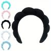 Sponge Spa Headband for Women - Soft Terry Towel Fabric for Face Washing, Makeup Removal, and Skincare - Perfect for Spa Days and Daily Use