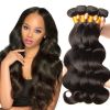 Women Wig 1 Bunch 8-24 Inch Unprocessed Wave Peruvian Virgin Human Hair Extension Wig