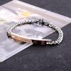 Unique Gift For Lover His Queen Her King Couple Bracelets Stainless Steel Bracelets For Women Men Jewelry Free Stuff