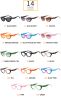 Women Sunglasses Fashion Cat Eye Sunglass Rrainbow Color Frame Sun Glasses Retro UV400 Gradients Shades Anti Blue Eyewear