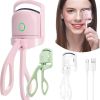 Portable Heated Eyelash Curler Electric Temperature Control Mini Eyelash Curler Electric Charging Makeup Tool