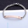 Unique Gift For Lover His Queen Her King Couple Bracelets Stainless Steel Bracelets For Women Men Jewelry Free Stuff