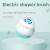 Multifunctional Electric Bath Brush with Long Handle for Exfoliating and Cleansing - Perfect for Mud Rubbing and Showering