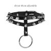 Harajuku Chocker Sexy Heart Lock Key Rivets Black Goth Punk Chokers Gothic Choker Necklace for Women Hip Hop Bondage Cosplay