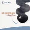 Sable Hub Body Wave Women Hair Bundle | 100% Unprocessed 10A Brazilian Virgin Body Wave Bundle, 150% Density Hair Extension, Natural human Hair