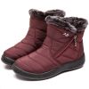 Women Boots Fashion Waterproof Snow Boots For Winter Shoes Women Casual Lightweight Ankle Botas Mujer Warm Winter Boots Black