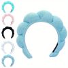 Sponge Spa Headband for Women - Soft Terry Towel Fabric for Face Washing, Makeup Removal, and Skincare - Perfect for Spa Days and Daily Use